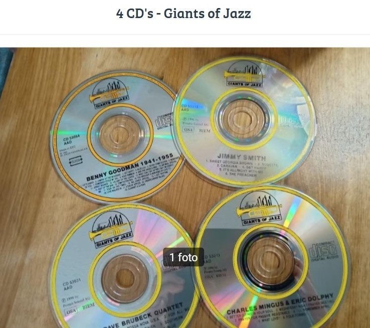 4 CD's - Giants of Jazz, Ophalen of Verzenden, Gebruikt, Jazz