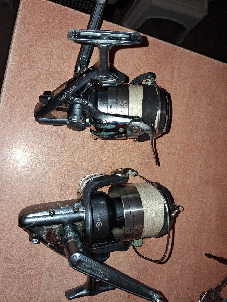 AANGEB 2 SHIMANO,S GEBRUIKT EN 1 BIG BOSS 6000, Ophalen of Verzenden, Zo goed als nieuw, Molen