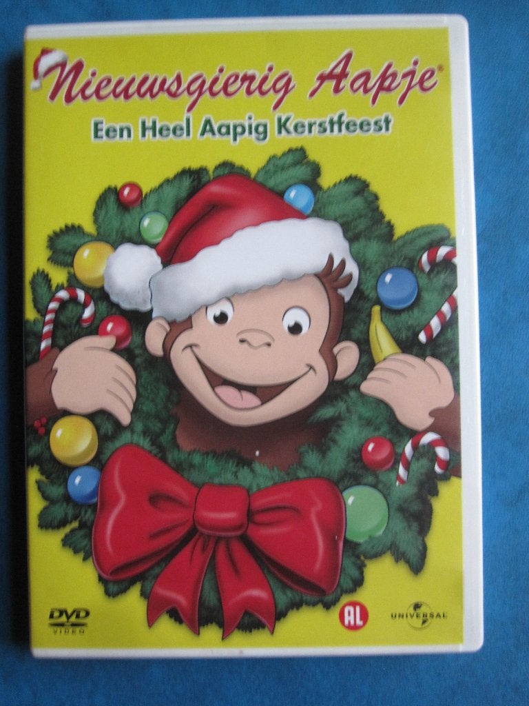 Nieuwsgierig Aapje - Een heel Aapig Kerstfeest, Tekenfilm, Ophalen of Verzenden, Zo goed als nieuw, Alle leeftijden