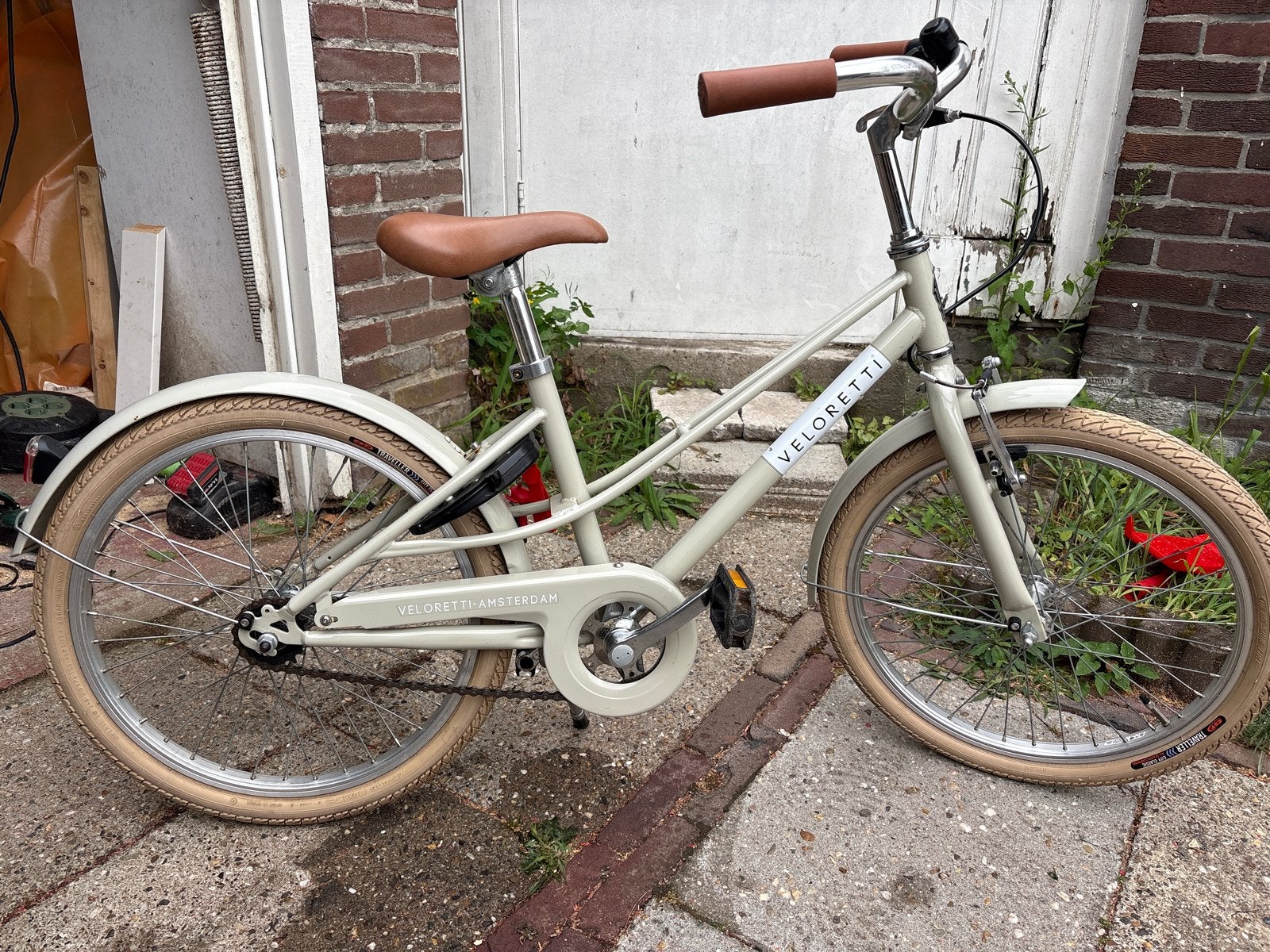 Veloretti Kinderfiets 20 inch, Fietsen en Brommers, Fietsen | Dames | Damesfietsen, Velgrem, Zo goed als nieuw, Minder dan 47 cm