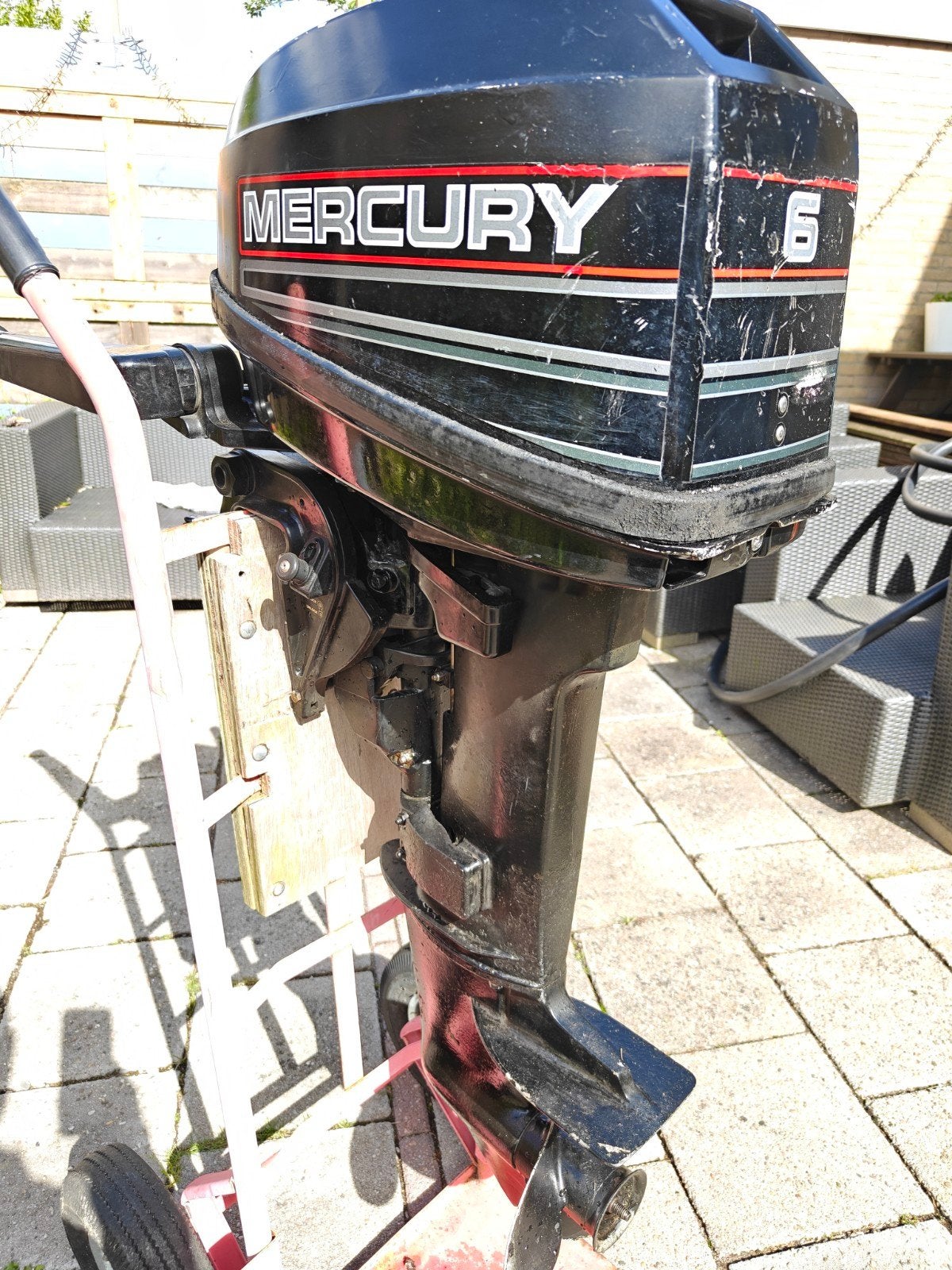 Mercury 6 PK Tweetakt Kortstaart Buitenboordmotor, Watersport en Boten, Ophalen, Gebruikt, 5 tot 10 pk, Buitenboordmotor