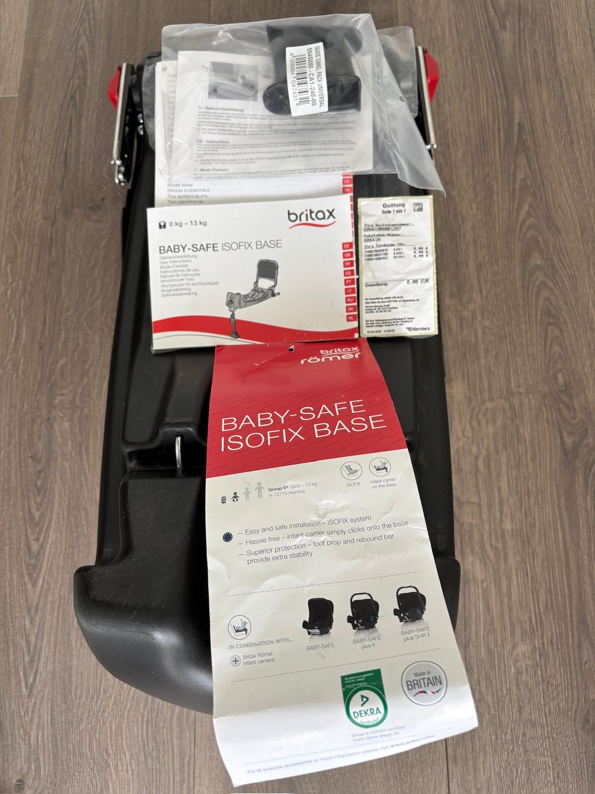 Britax Römer baby-safe ISOFIX base geschikt voor Plus/SHR 2, Romer, 15 t/m 36 kg, Nieuw, Ophalen of Verzenden