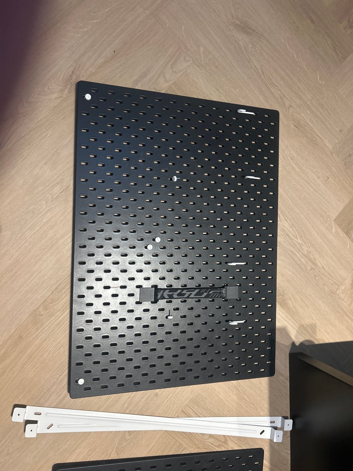 IKEA Skadis Pegboard Zwart met Accessoires, Ophalen, Zo goed als nieuw