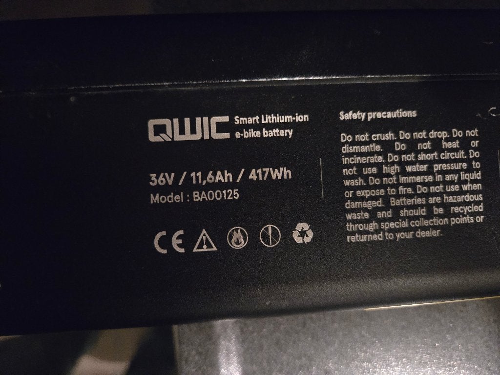 Qwic accu#ebike, Zo goed als nieuw
