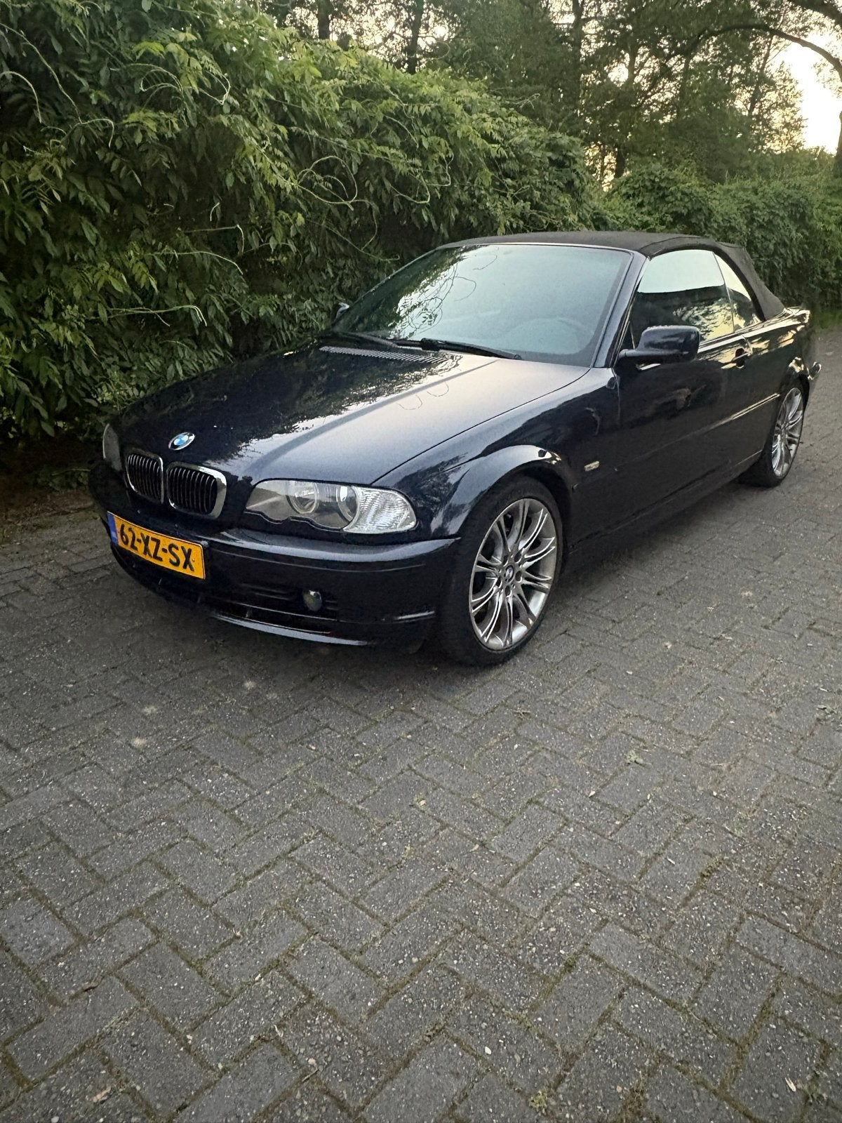 BMW 3-Serie 2.5 CI 325 Cabriolet 2001 Blauw, Auto's, Achterwielaandrijving, Cabriolet, 10 km/l, Handgeschakeld