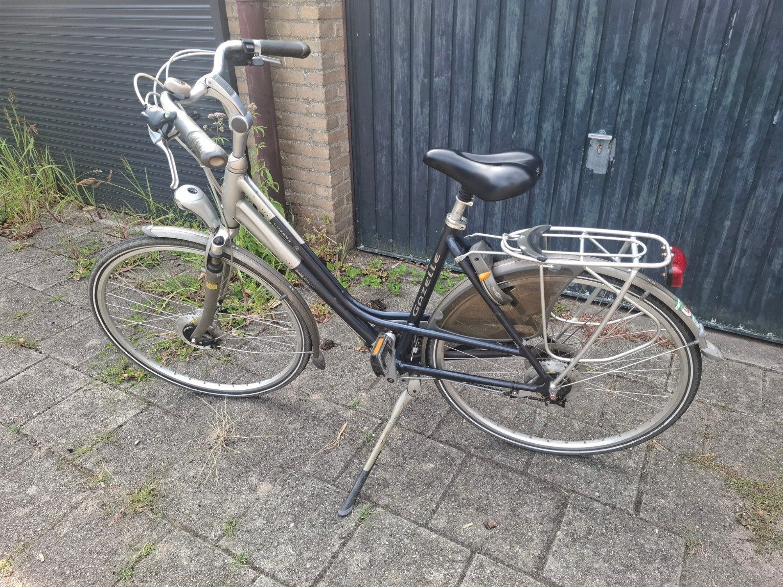 Gazelle Luzern Gold Line Damesfiets, Fietsen en Brommers, Ophalen, Gebruikt, Velgrem, (Extra) lage instap