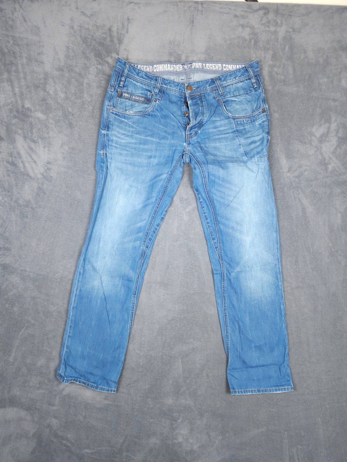Pme Legend Broek Commander W38 L32 Blauw Jeans Pall Mall., Kleding | Heren, W36 - W38 (confectie 52/54), Blauw, ., Ophalen of Verzenden