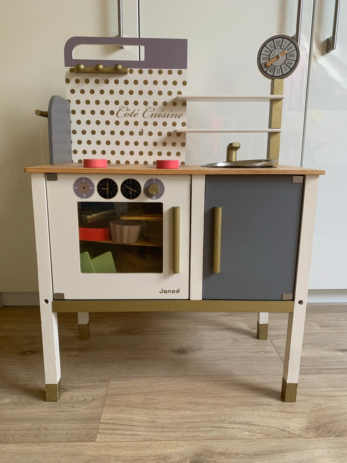 Janod Houten Speelkeuken - Perfect voor kleine chefs!, Ophalen, Gebruikt, Jongen of Meisje