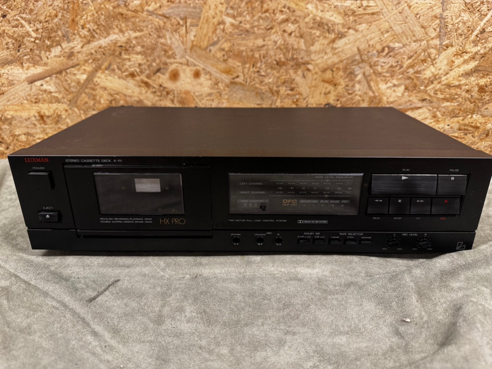 Prachtig Luxman K-111 Cassettedeck (Japans Hifi) – ReK4, Overige merken, Enkel, Ophalen of Verzenden, X