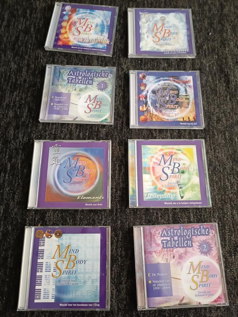 Mind Body Spirit cd's, 8 stuks, Cd's en Dvd's, Cd's | Meditatie en Spiritualiteit, Zo goed als nieuw, Ophalen of Verzenden
