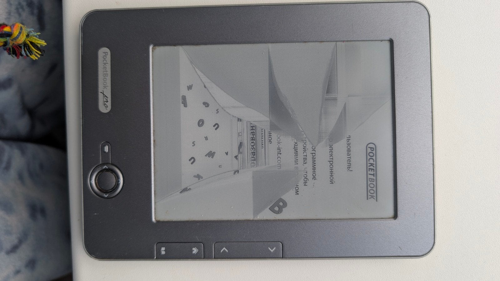 PocketBook Pro 612 E-reader - Defect scherm (Voor onderdelen, Computers en Software, Wi-Fi, Ophalen of Verzenden, 4 GB of minder