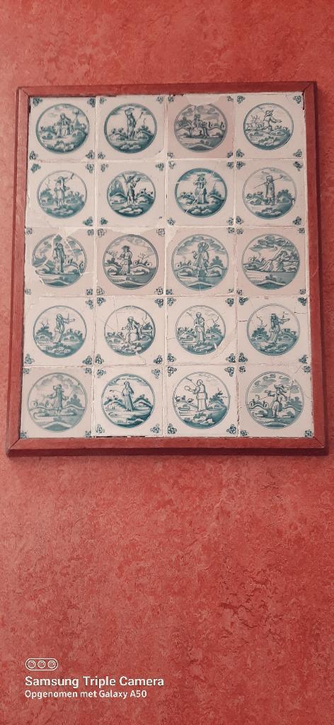 tegeltableau, Ophalen
