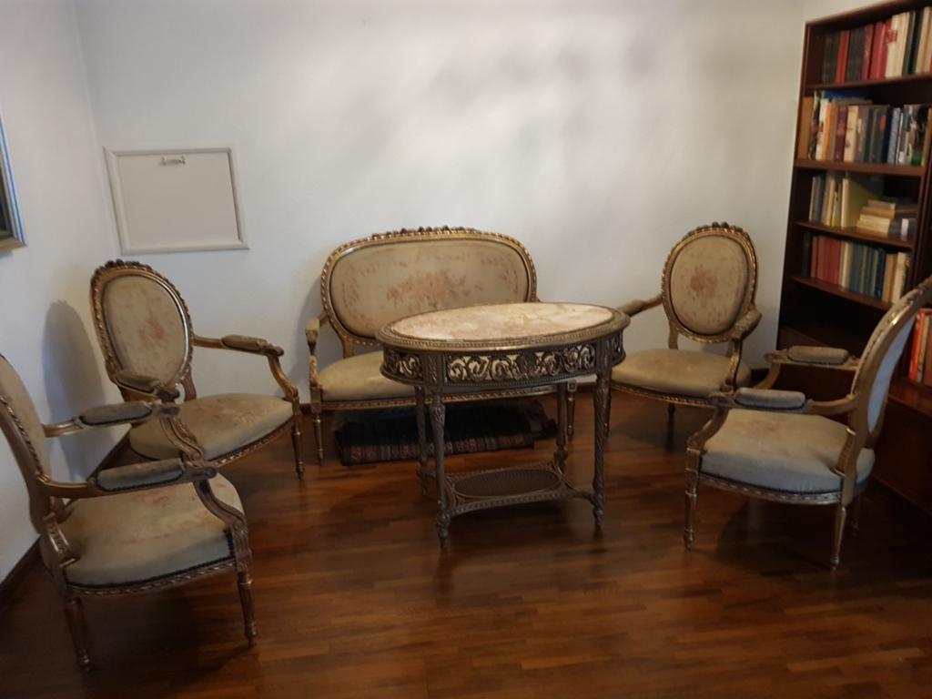 Antieke Salon set 5 delig, Ophalen
