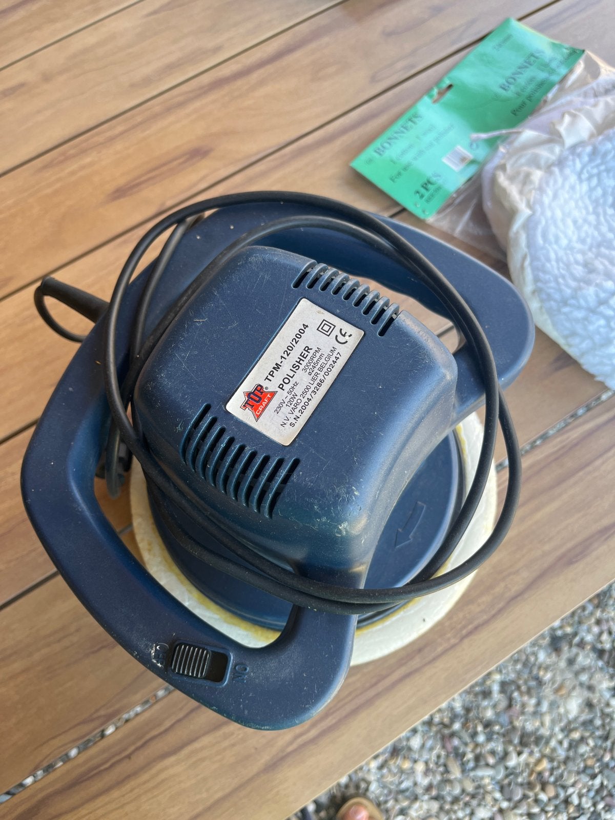 Auto Polijstmachine met accessoires, Auto diversen, Ophalen