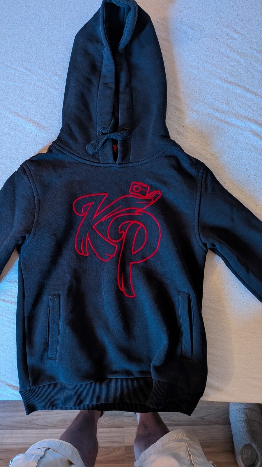 Zwarte KP hoodie en T-shirt set voor jongens, Ophalen of Verzenden, Gebruikt
