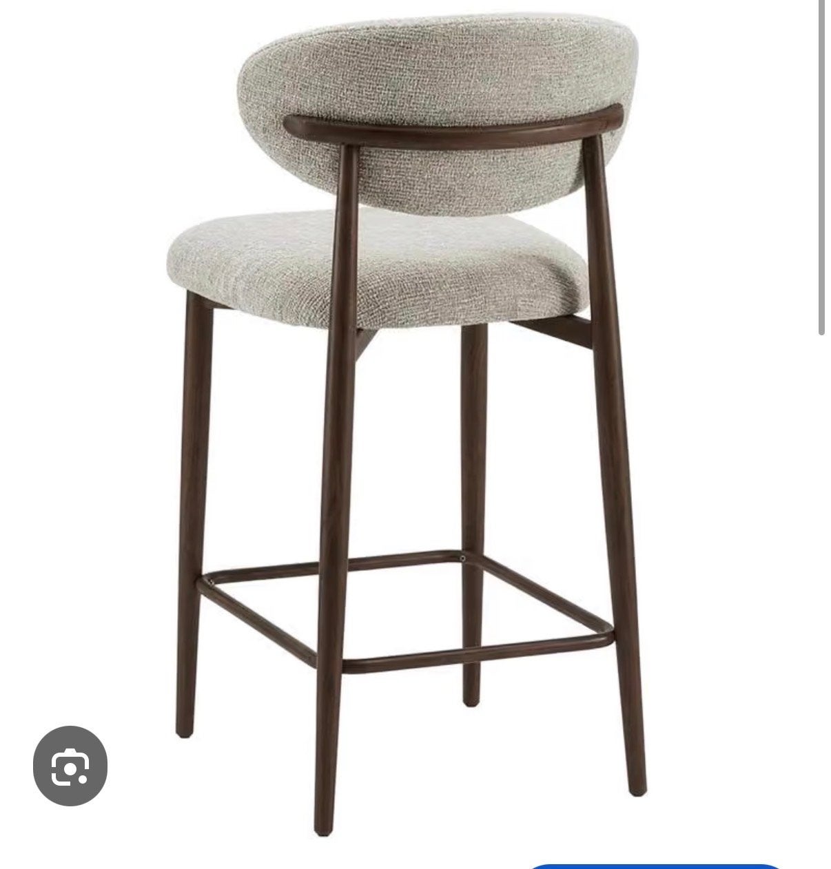 Moderne Japandi barkrukken houten frame 85 voor 2 stuks, Ophalen, Nieuw, Hout