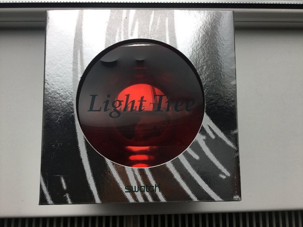 Swatch GZ 152 Light tree Kerst 1996, Kunststof, Swatch, Kunststof, Ophalen of Verzenden