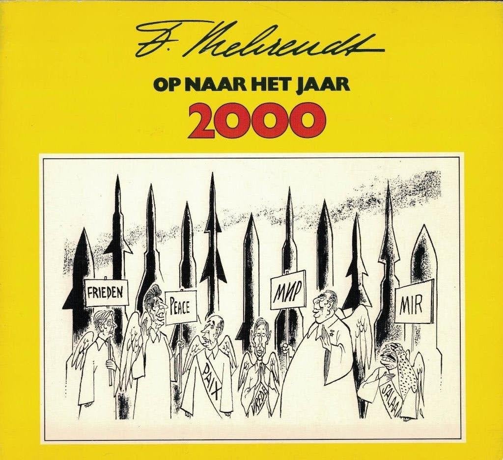F. Behrendt, Op weg naar het jaar 2000. Gesigneerd., Ophalen of Verzenden, Zo goed als nieuw