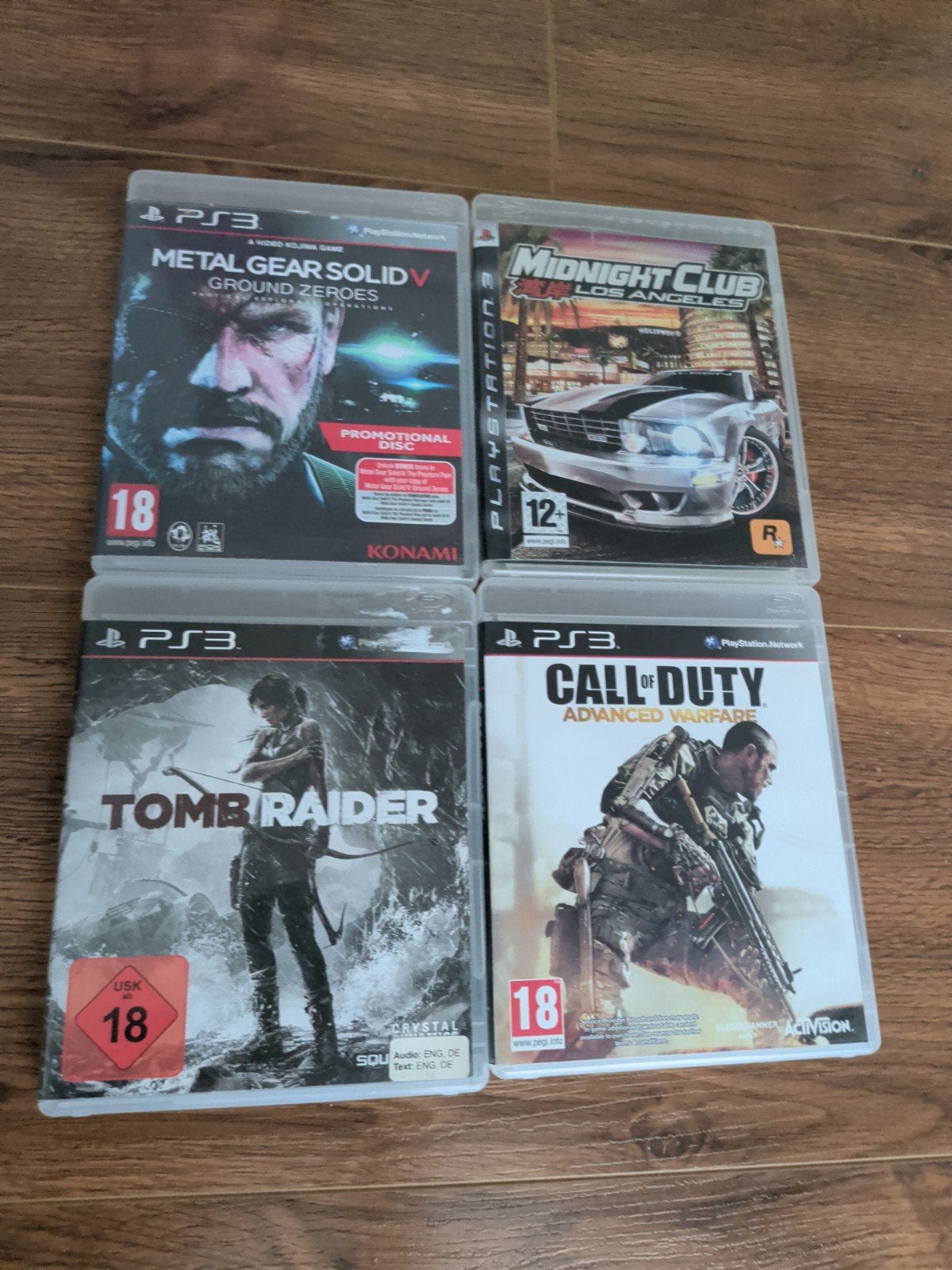 PS3 Games: Metal Gear Solid V, Tomb Raider, Call of Duty, Avontuur en Actie, Gebruikt, Vanaf 18 jaar, 1 speler