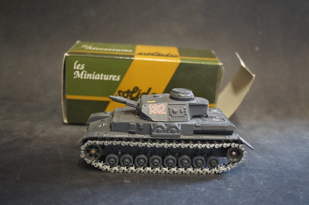 Solido Duitse Panzer IV tank - 1/50 - TOP, Ophalen of Verzenden, Zo goed als nieuw, Overige typen, Overige merken
