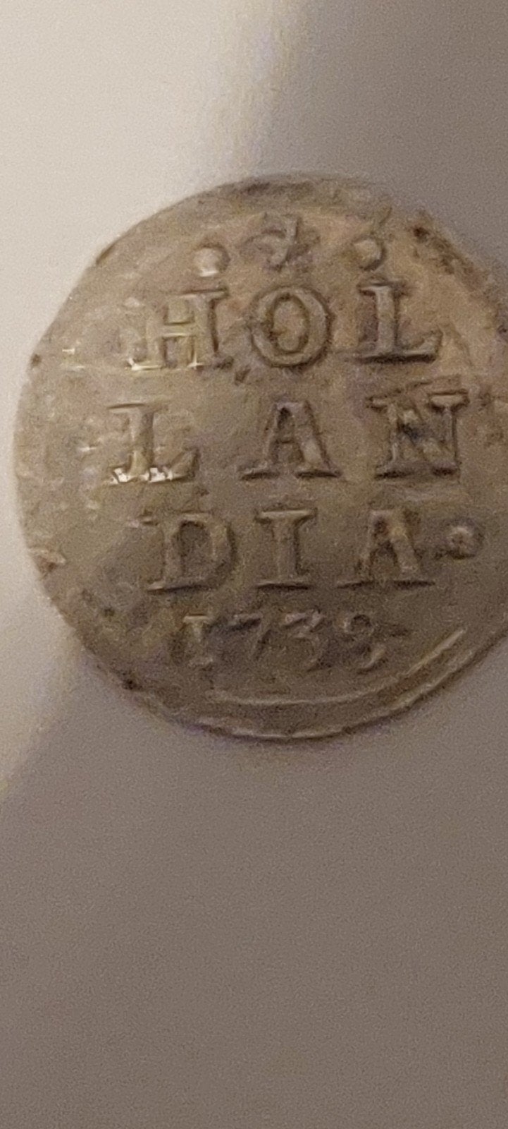 Zilveren Holandia munt 1738 - 1 stuiver, Vóór koninkrijk, Zilver, Losse munt, Overige waardes