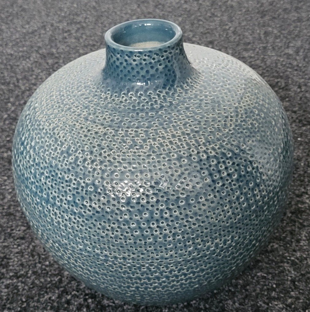 MICA vaas aqua, Ophalen of Verzenden, Nieuw, Steen/keramiek