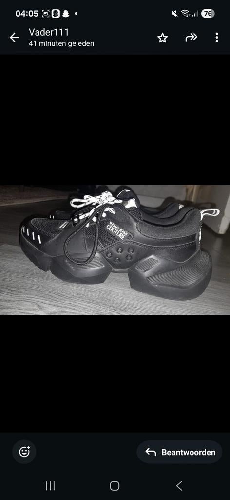 Versace Jeans Couture sneakers maat 43, Ophalen of Verzenden, Zo goed als nieuw, Zwart