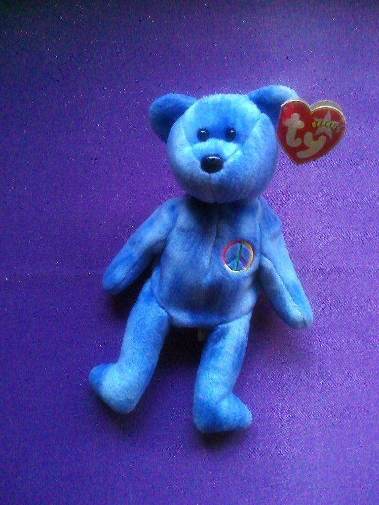 TY THE BEANIE BABIES COLLECTION Knuffel BEER 2002 **Nieuw**, Beer, Blauw, Nieuw, Ophalen of Verzenden
