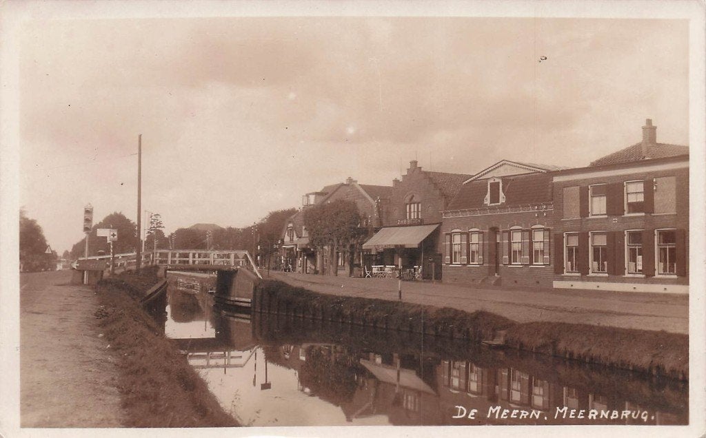 JP131 Fotokaart de Meern 1938, Verzamelen, Ansichtkaarten | Nederland, Verzenden, 1920 tot 1940, Ongelopen, Utrecht