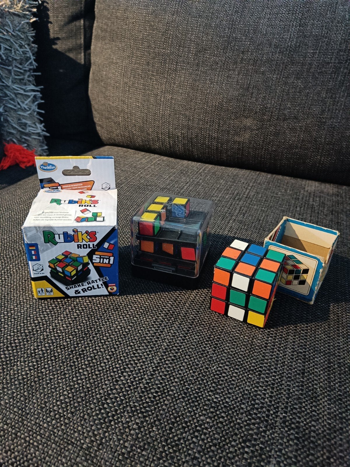 Rubik's Cube en varianten - Set van 2, Hobby en Vrije tijd, Denksport en Puzzels, Ophalen of Verzenden, Gebruikt, Rubik's of 3D-puzzel