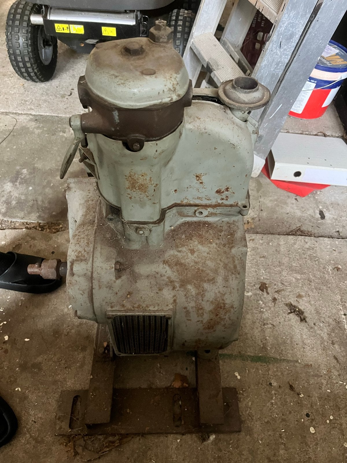 Gülner boot motor, WerkeAschaffenburg Motor - 6 PK, 2200 RPM, Doe-het-zelf en Verbouw, Motoren, Ophalen, Gebruikt, Benzinemotor