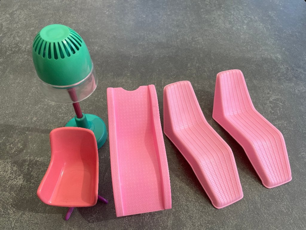 Vintage Barbie kappersattributen, Ophalen of Verzenden, Zo goed als nieuw, Jongen