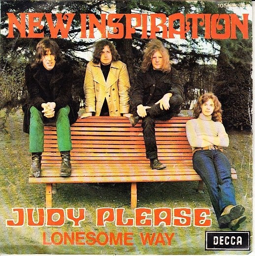 new inspiration - judy please (1969 / bluesrock), Gebruikt, Fotohoes, 7 inch, Single