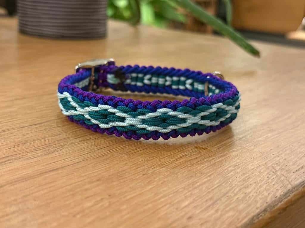 Handgemaakte hondenhalsband, Ophalen of Verzenden, Handgemaakt, Nieuw