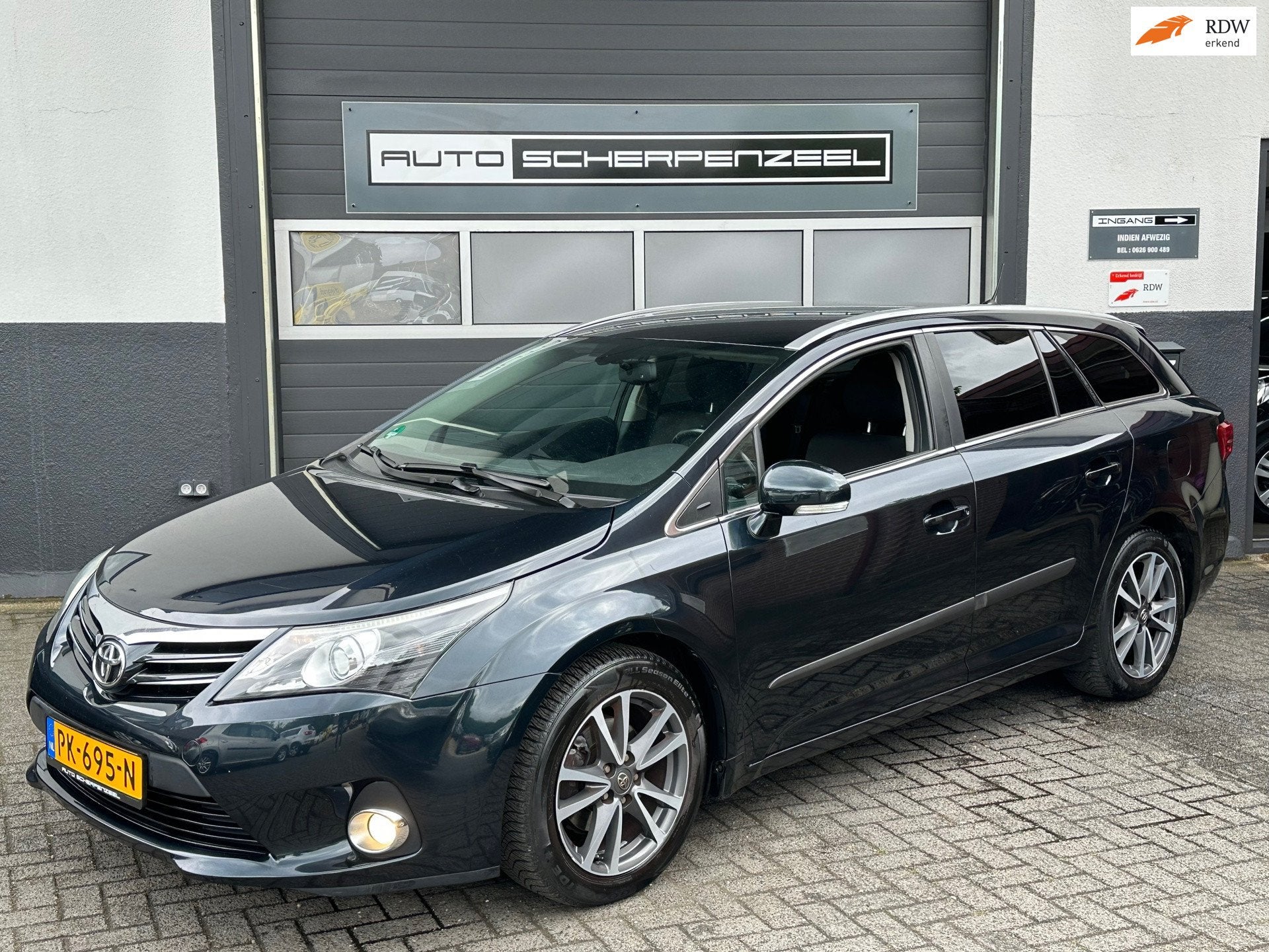 Toyota Avensis Wagon VVTi Business | AIRCO | NAVI | ALL SEAS, Auto's, Toyota, Euro 5, Zwart, 4 cilinders, 132 pk