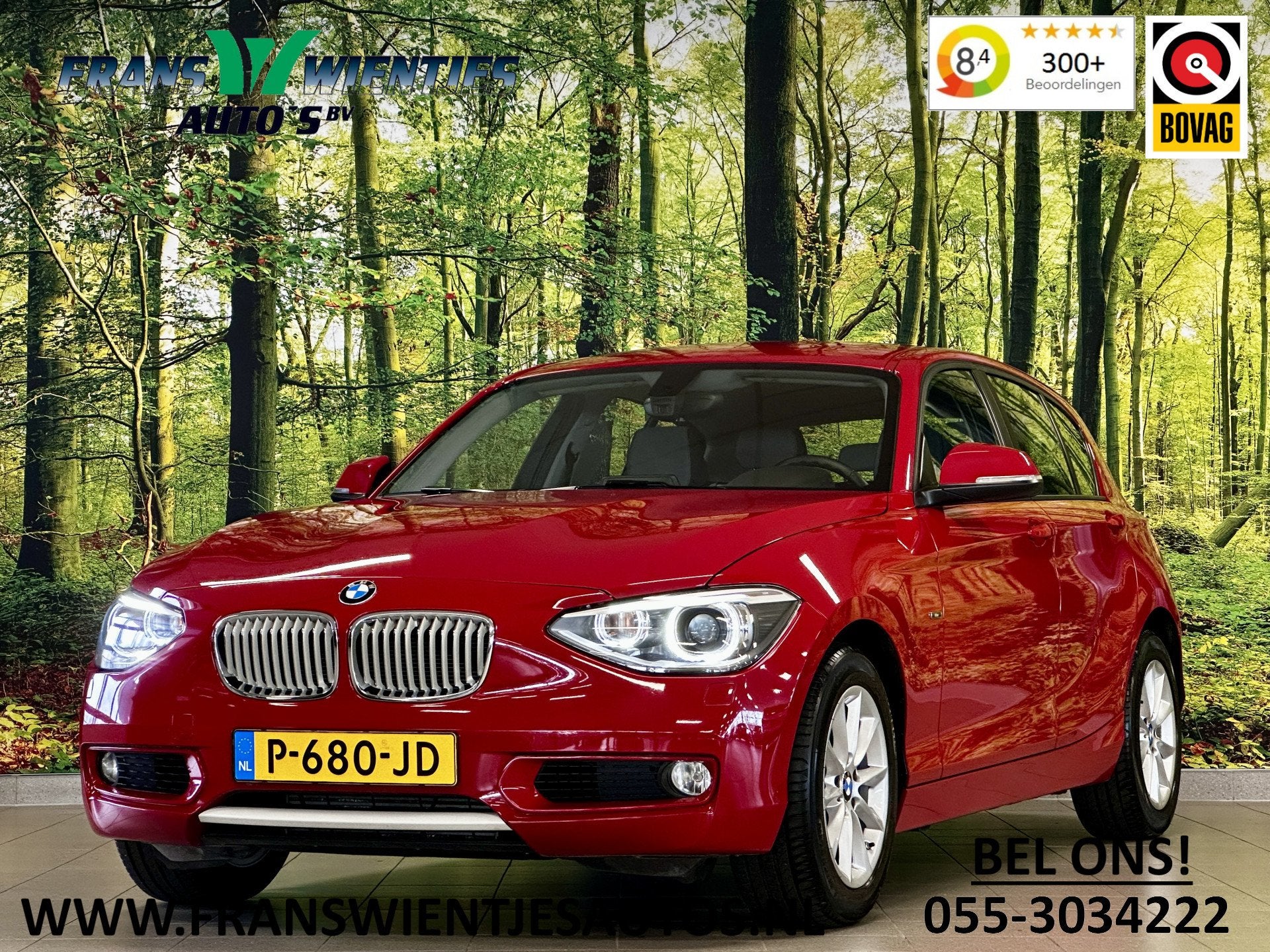 BMW 1-serie 118i High Executive | Stoelverwarming | Parkeers, 1-Serie, 4 cilinders, Leder en Stof, Handgeschakeld