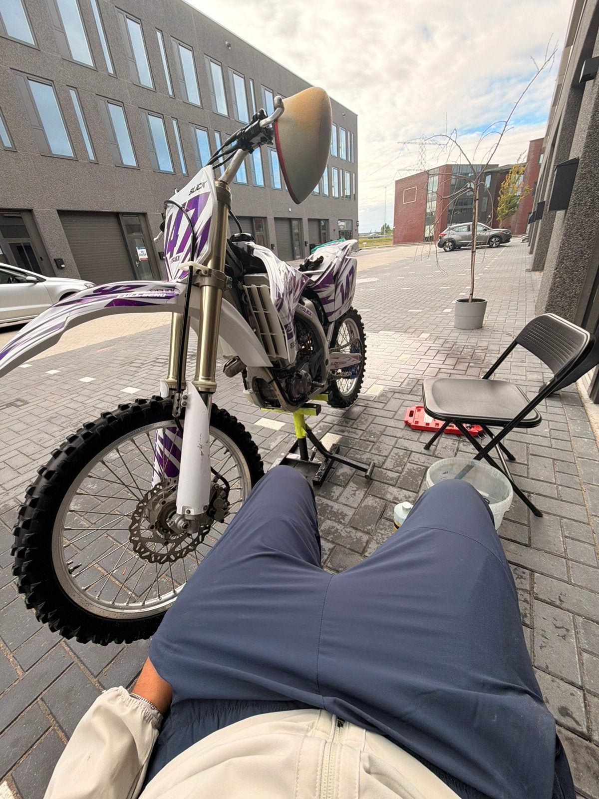 Yamaha yz450F, Ophalen, 450 cc