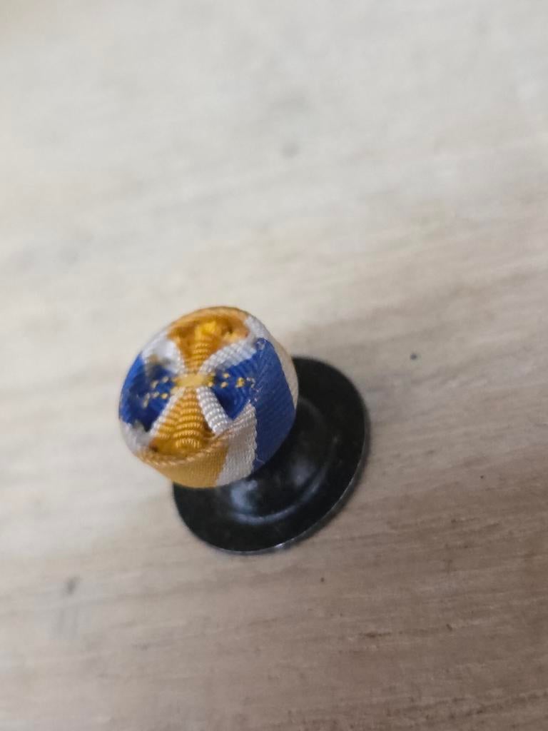 Antieke knoopsgatversiering Orde van Oranje-Nassau, Ophalen of Verzenden, Gebruikt