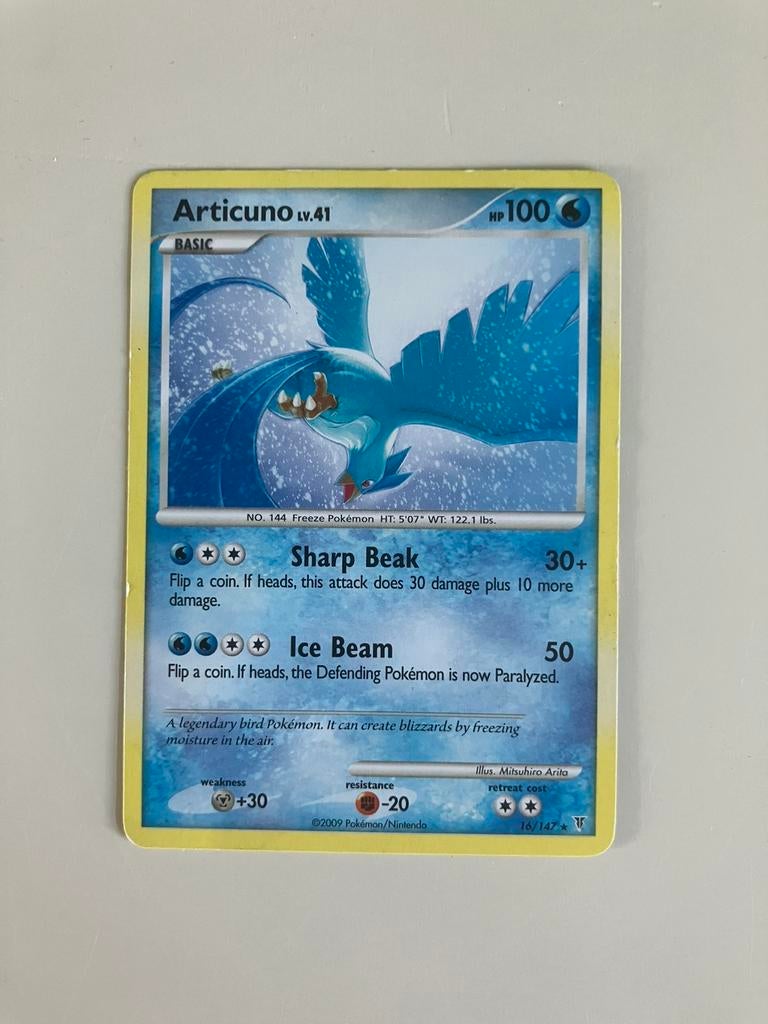 Pokemon kaart articuno, Ophalen of Verzenden, Zo goed als nieuw