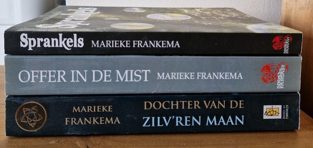 3 boeken Marieke Frankema à € 5, Boeken, Fantasy, Ophalen of Verzenden, Zo goed als nieuw, Marieke Frankema