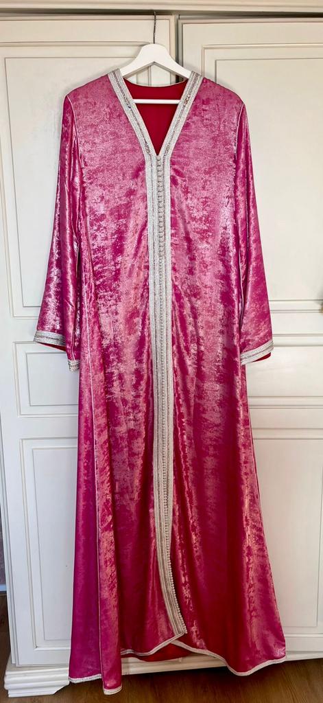 Marokkaanse jurk/kaftan/takchita fushia, Verzenden, Nieuw, Roze, Overige typen