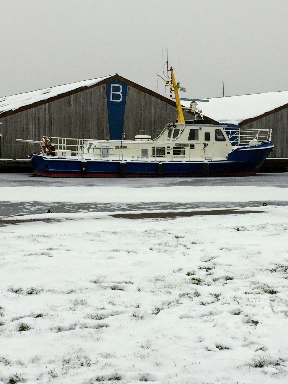 Dit is een aluminium schip gebouwd in 1982 ., Ophalen of Verzenden, Aluminium
