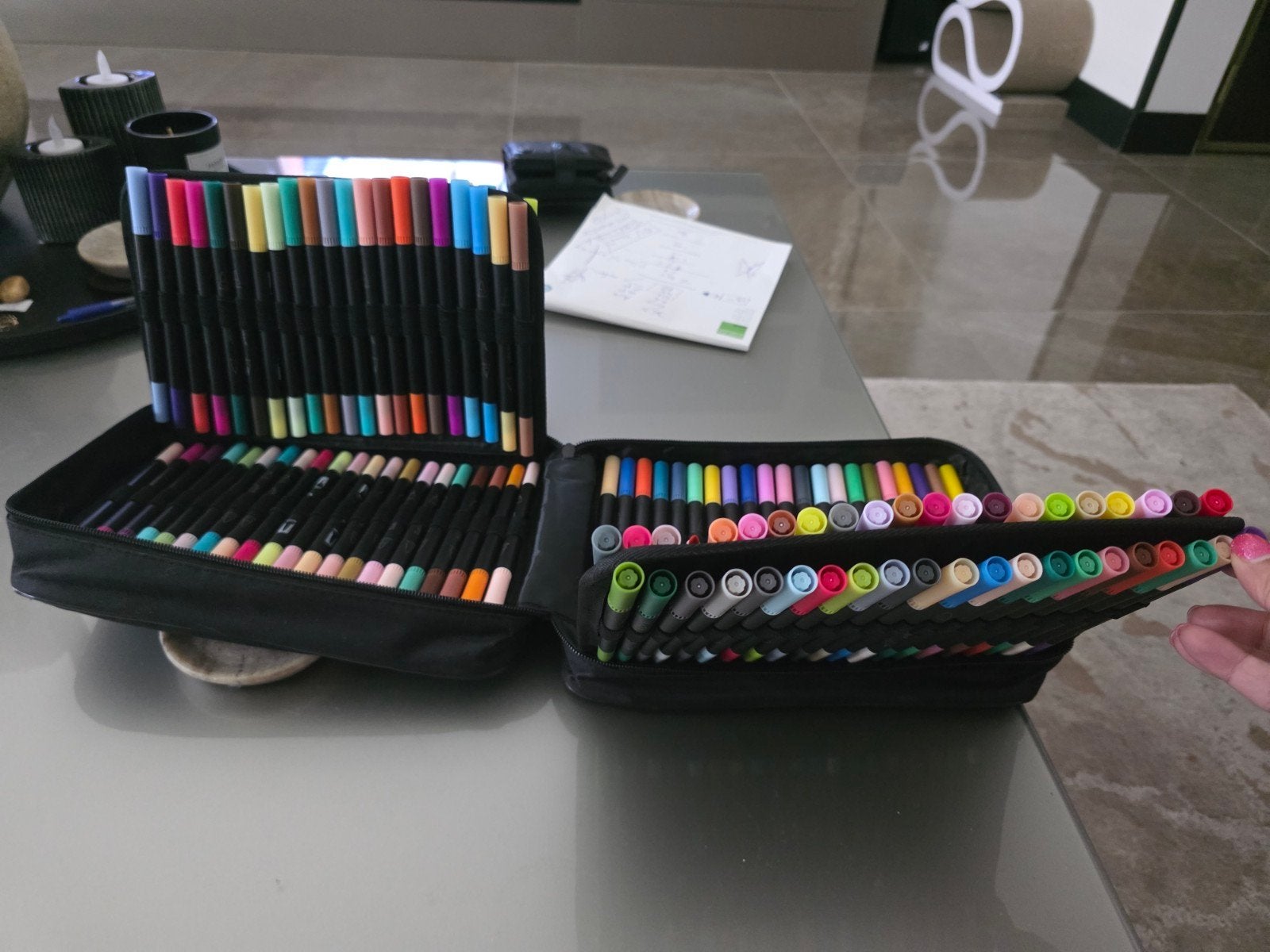 Dual Brush Pennen Set - 168 Stuks, Ophalen of Verzenden, Nieuw, Potlood of Stift
