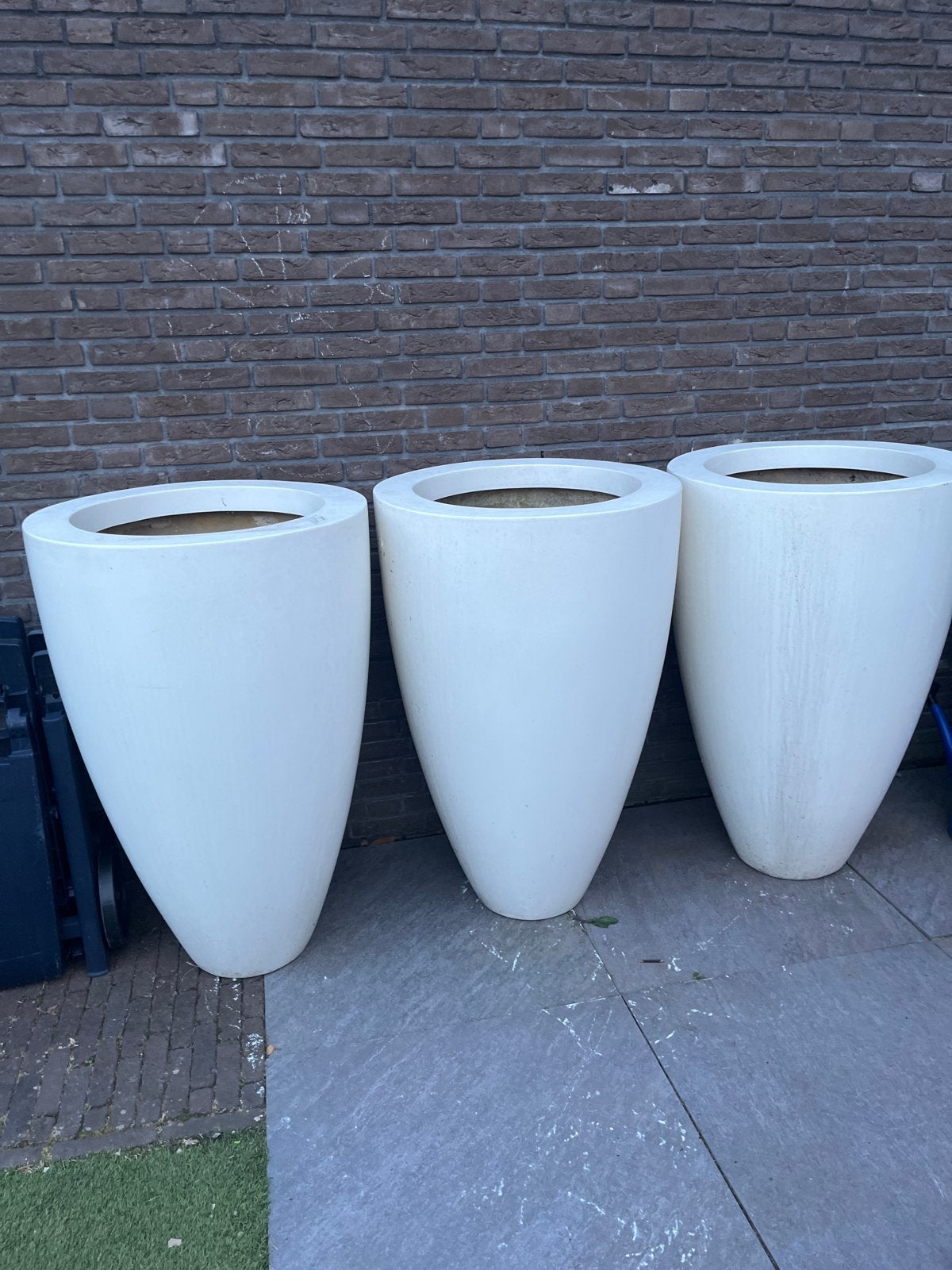 Grote Potten voor in de tuin, Kunststof, Gebruikt, 40 cm of meer, Rond