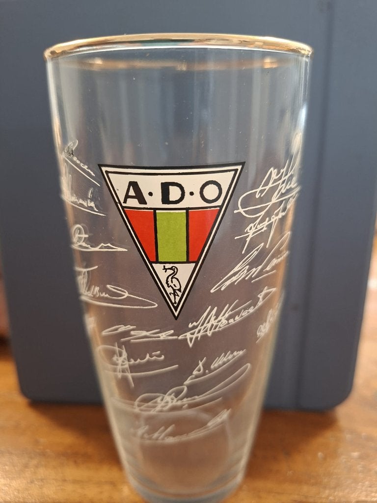 Bierglas A.D.O. uit 60'er jaren vorige eeuw, Ophalen, Zo goed als nieuw, Overige binnenlandse clubs, Overige typen