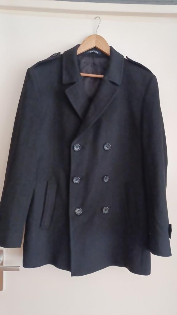 Falabella wool and cashmere jas, Ophalen of Verzenden, Zo goed als nieuw, Maat 56/58 (XL), Zwart