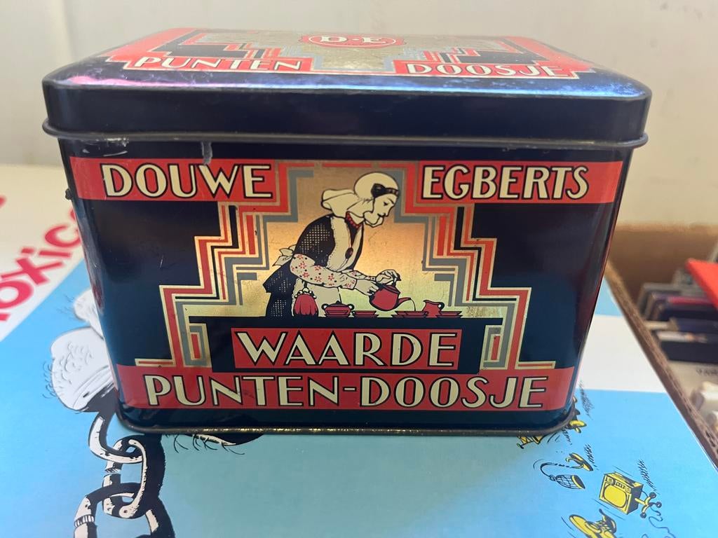 Vintage Douwe Egberts Waarde Punten-Doosje, Verzamelen, Ophalen of Verzenden, Zo goed als nieuw
