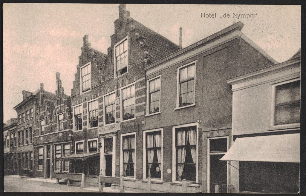 Brielle, Hotel de Nymph. 1913., Ophalen of Verzenden, Voor 1920, Zuid-Holland