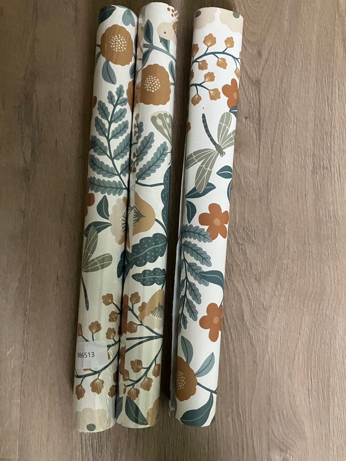Behang met vlinders, vogels, bomen , blad en takken, Ophalen of Verzenden