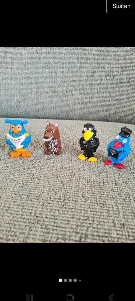 De fabeltjeskrant vintage poppetjes bully bullyland, Bullyland, Ophalen of Verzenden, Zo goed als nieuw, Nvt